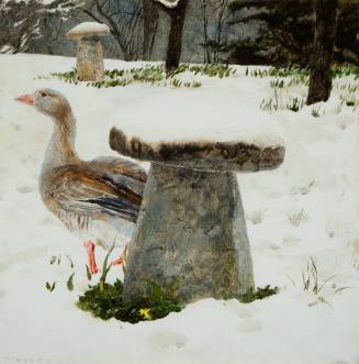 2010.9.19 Goose and Daffodils-J. Wyeth.t