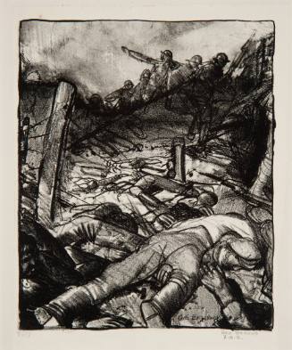 The Charge, Left Detail, from War Series